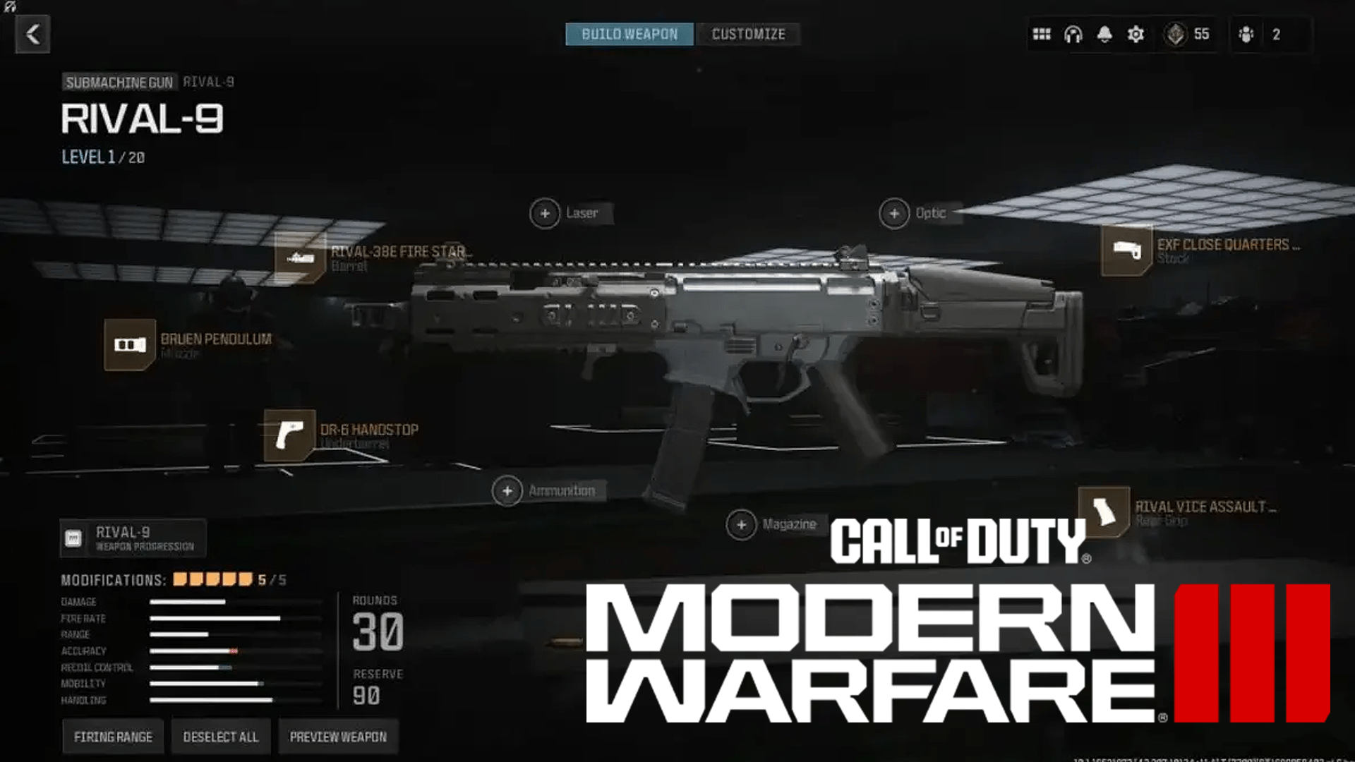 Best Rival 9 MW3, Warzone And Zombies Loadout (Season 6)