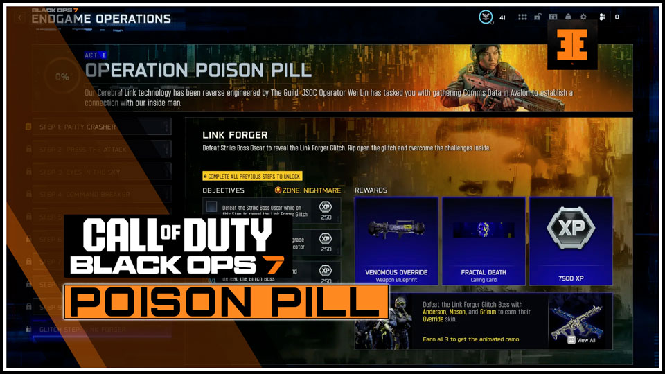 Operation Poison Pill Endgame